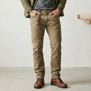 Flint and Tinder 365 Pants Mens 36x34 Olive Straight Fit Stretch Twill Chino